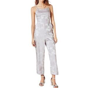Urban Outfitters Lily Jacquard Lace-up Jumpsuit Size 0